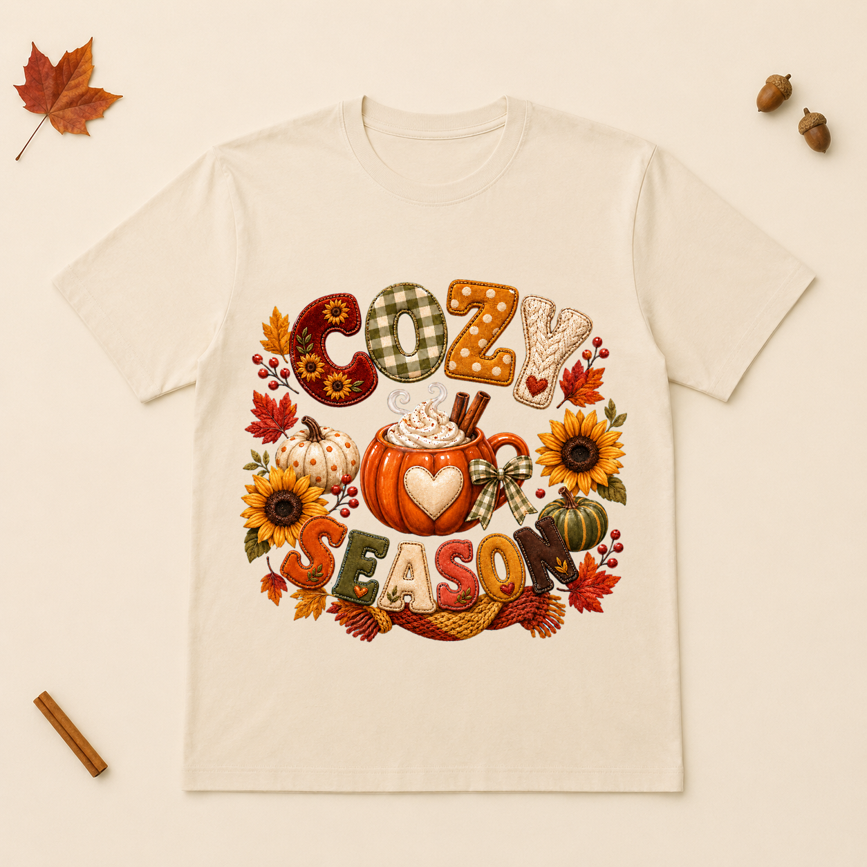 Cozy Season fall T-shirt from JL Signature Creations